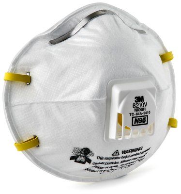 Respirador desechable para partículas 8210V 3M